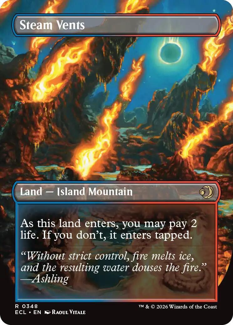 Steam Vents (Borderless) [Lorwyn Eclipsed] | Tabernacle Games