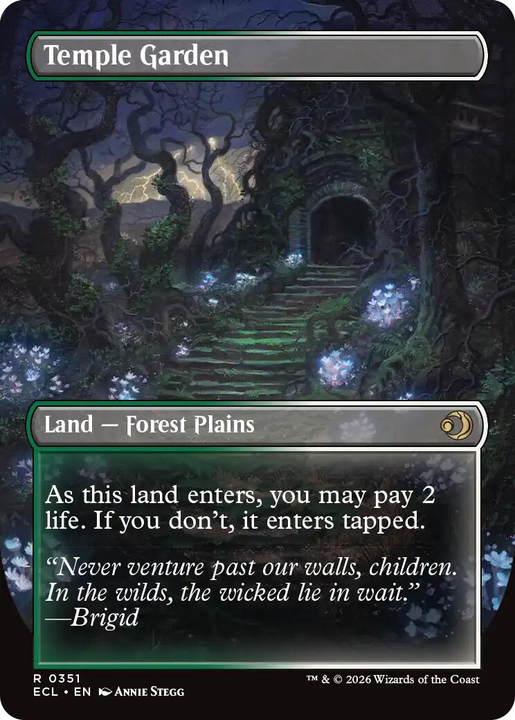Temple Garden (Borderless) [Lorwyn Eclipsed] | Tabernacle Games