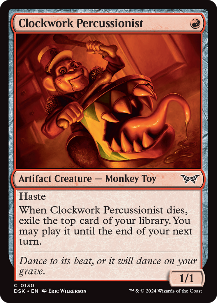 Clockwork Percussionist (0130) [Duskmourn: House of Horror] | Tabernacle Games