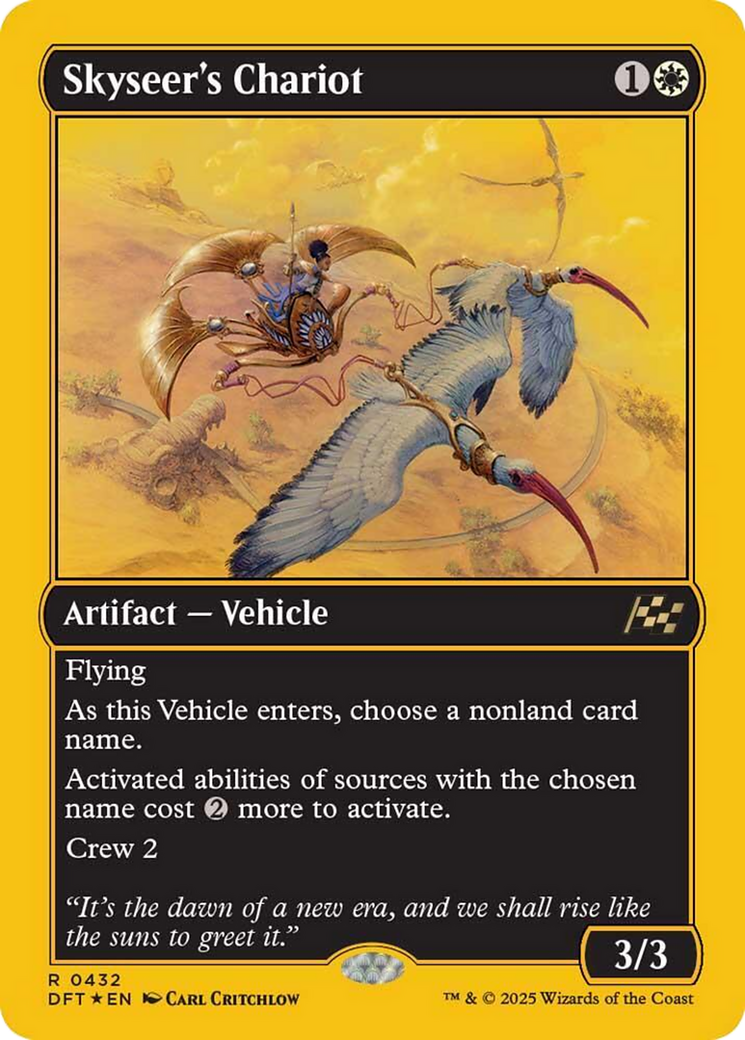 Skyseer's Chariot (First-Place Foil) [Aetherdrift] | Tabernacle Games