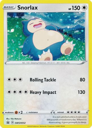 Snorlax (SWSH032) [Sword & Shield: Black Star Promos] | Tabernacle Games