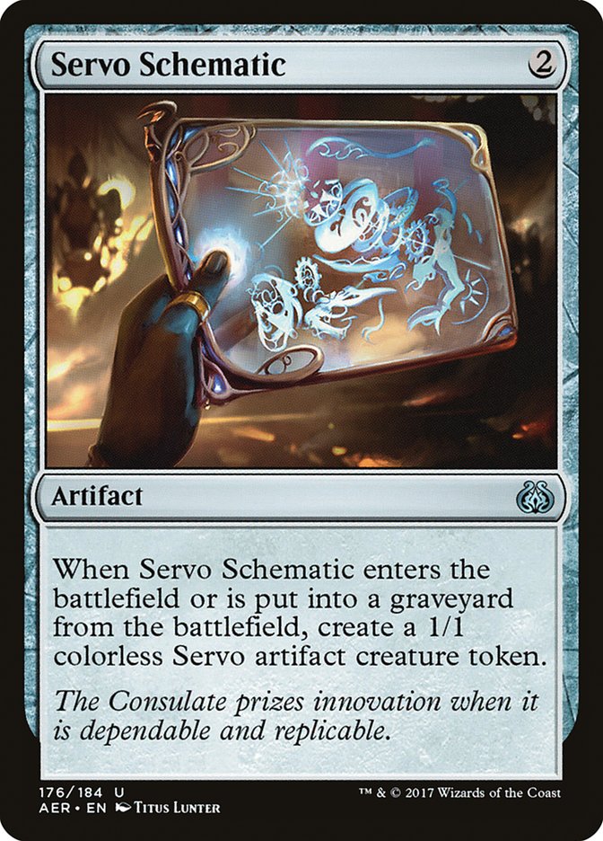 Servo Schematic [Aether Revolt] | Tabernacle Games