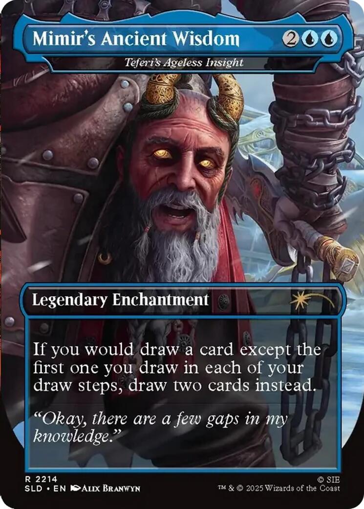 Mimir's Ancient Wisdom - Teferi's Ageless Insight [Secret Lair Drop Series] | Tabernacle Games