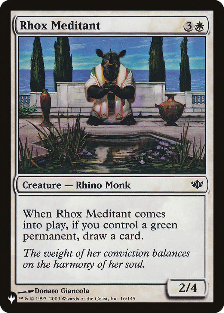 Rhox Meditant [The List Reprints] | Tabernacle Games