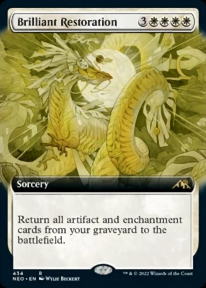 Brilliant Restoration (Extended Art) [Kamigawa: Neon Dynasty] | Tabernacle Games
