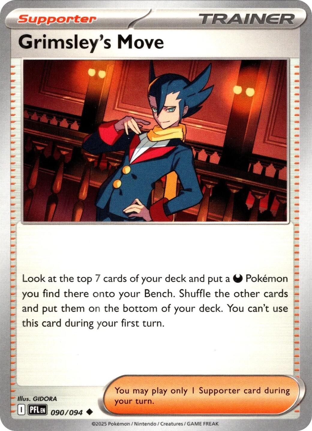 Grimsley's Move (090/094) [Mega Evolution: Phantasmal Flames] | Tabernacle Games