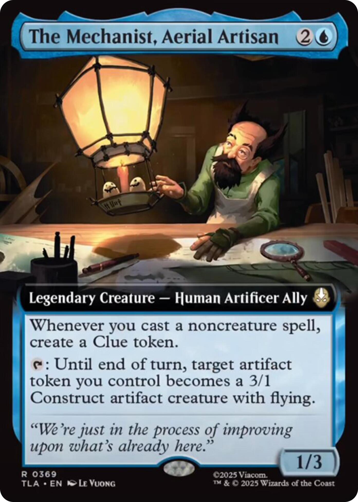 The Mechanist, Aerial Artisan (Extended Art) [Avatar: The Last Airbender] | Tabernacle Games