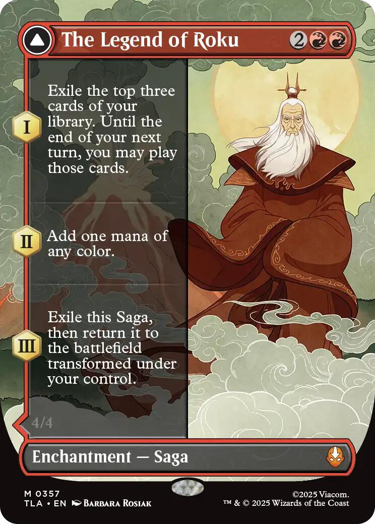The Legend of Roku (Borderless) [Avatar: The Last Airbender] | Tabernacle Games
