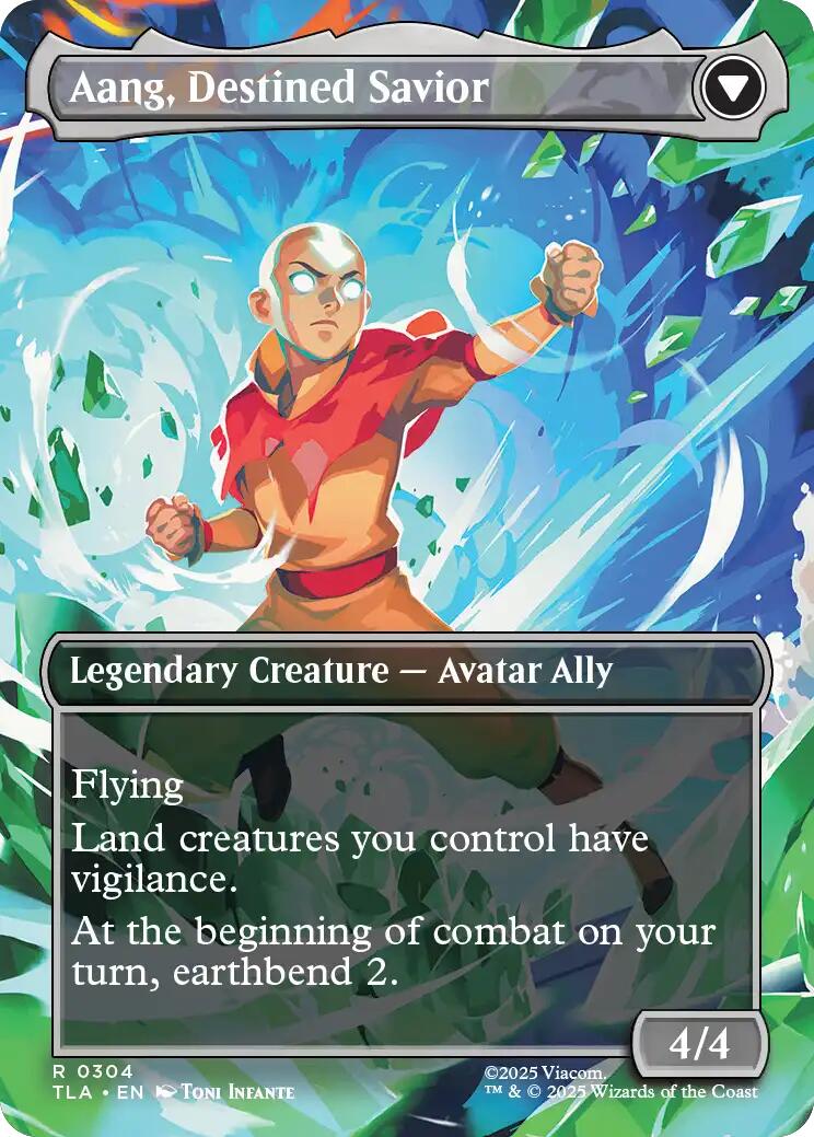 Aang, at the Crossroads (Borderless) [Avatar: The Last Airbender] | Tabernacle Games