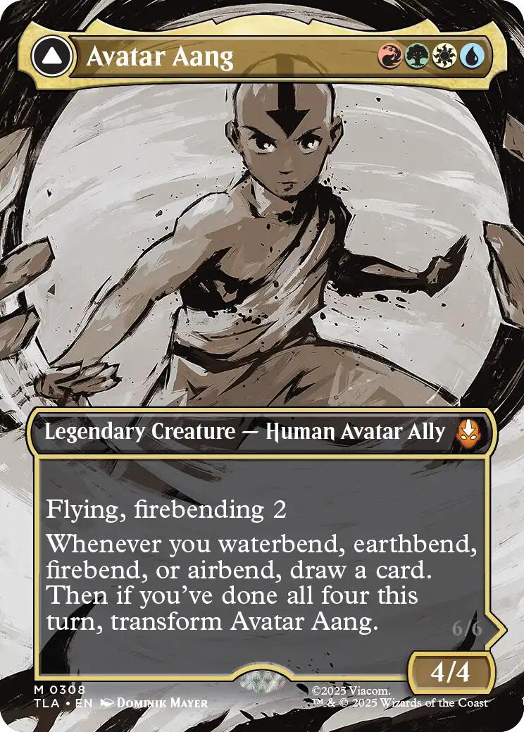 Avatar Aang (Borderless) [Avatar: The Last Airbender] | Tabernacle Games