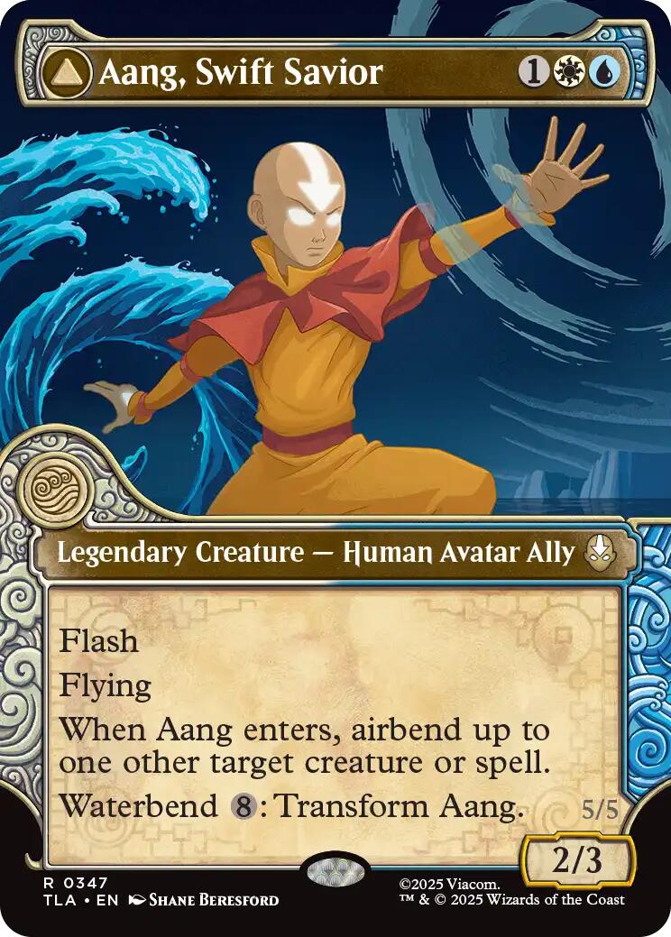 Aang, Swift Savior (Showcase) [Avatar: The Last Airbender] | Tabernacle Games