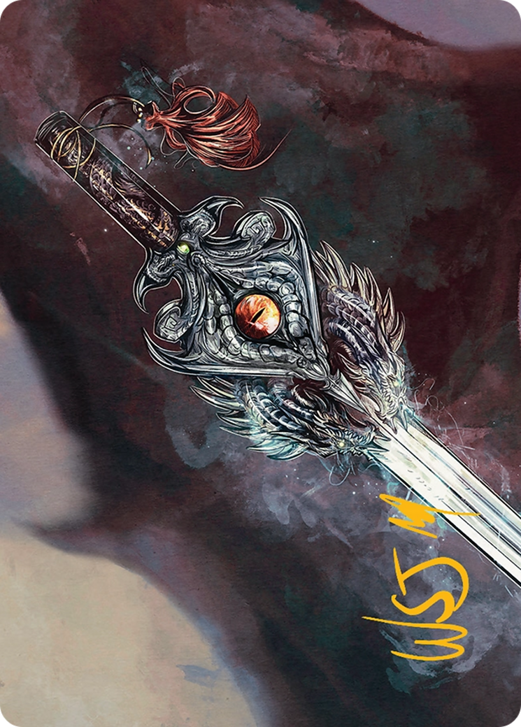 Dragonfire Blade Art Card (40/54) [Tarkir: Dragonstorm Art Series] | Tabernacle Games
