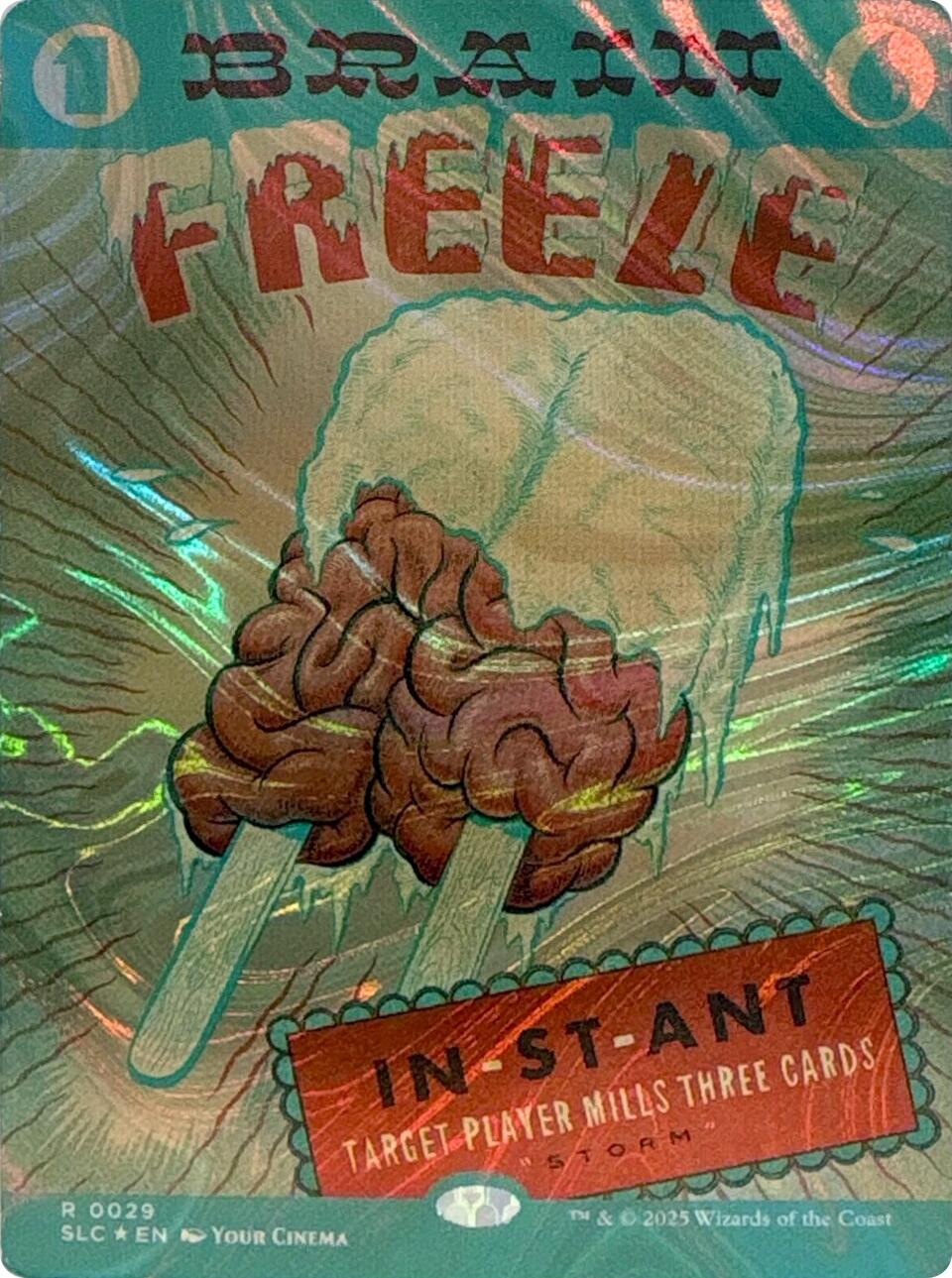 Brain Freeze (Halo Foil) [Secret Lair Countdown Kit] | Tabernacle Games