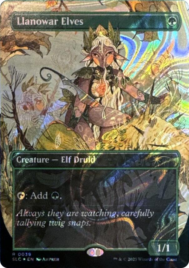 Llanowar Elves (Halo Foil) [Secret Lair Countdown Kit] | Tabernacle Games
