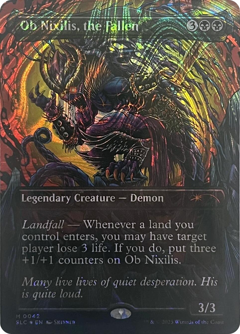 Ob Nixilis, the Fallen (Halo Foil) [Secret Lair Countdown Kit] | Tabernacle Games