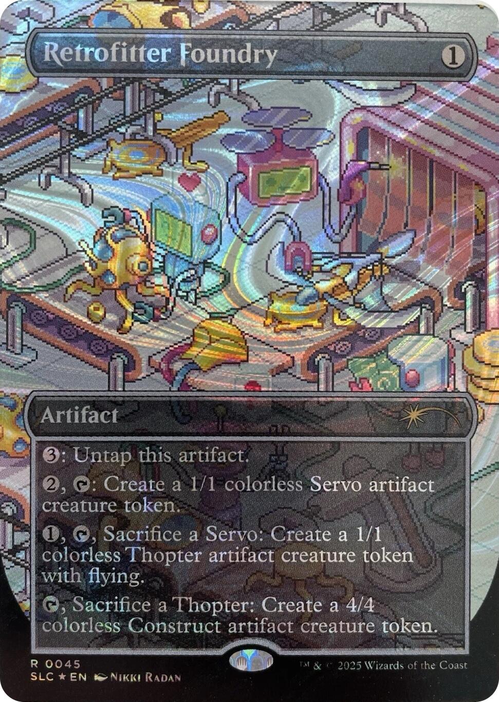 Retrofitter Foundry (Halo Foil) [Secret Lair Countdown Kit] | Tabernacle Games