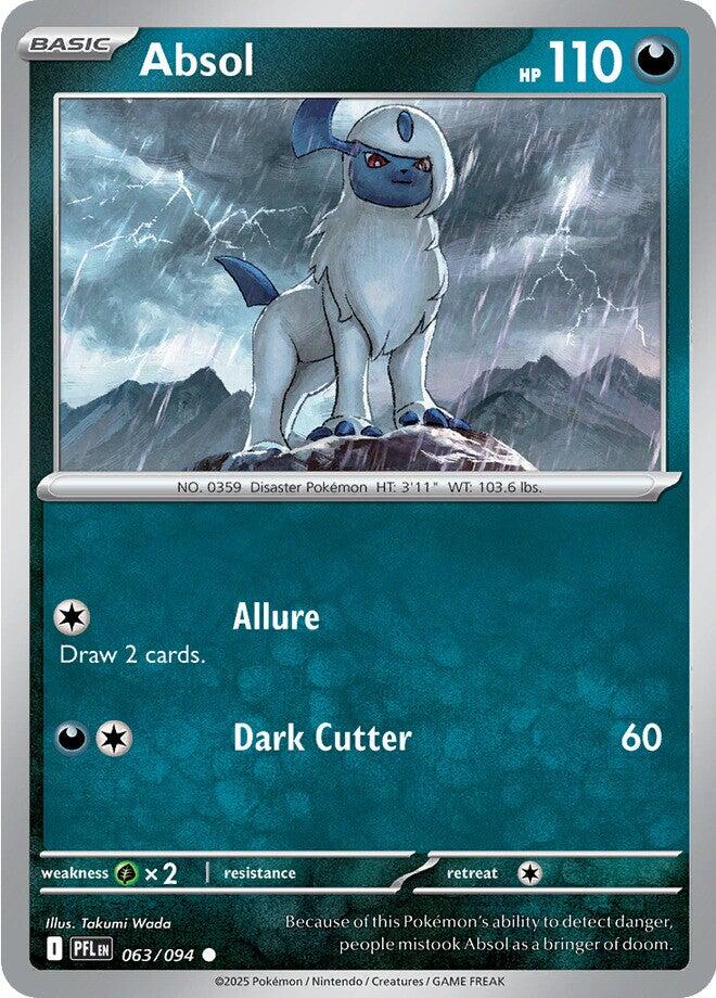 Absol (063/094) [Mega Evolution: Phantasmal Flames] | Tabernacle Games