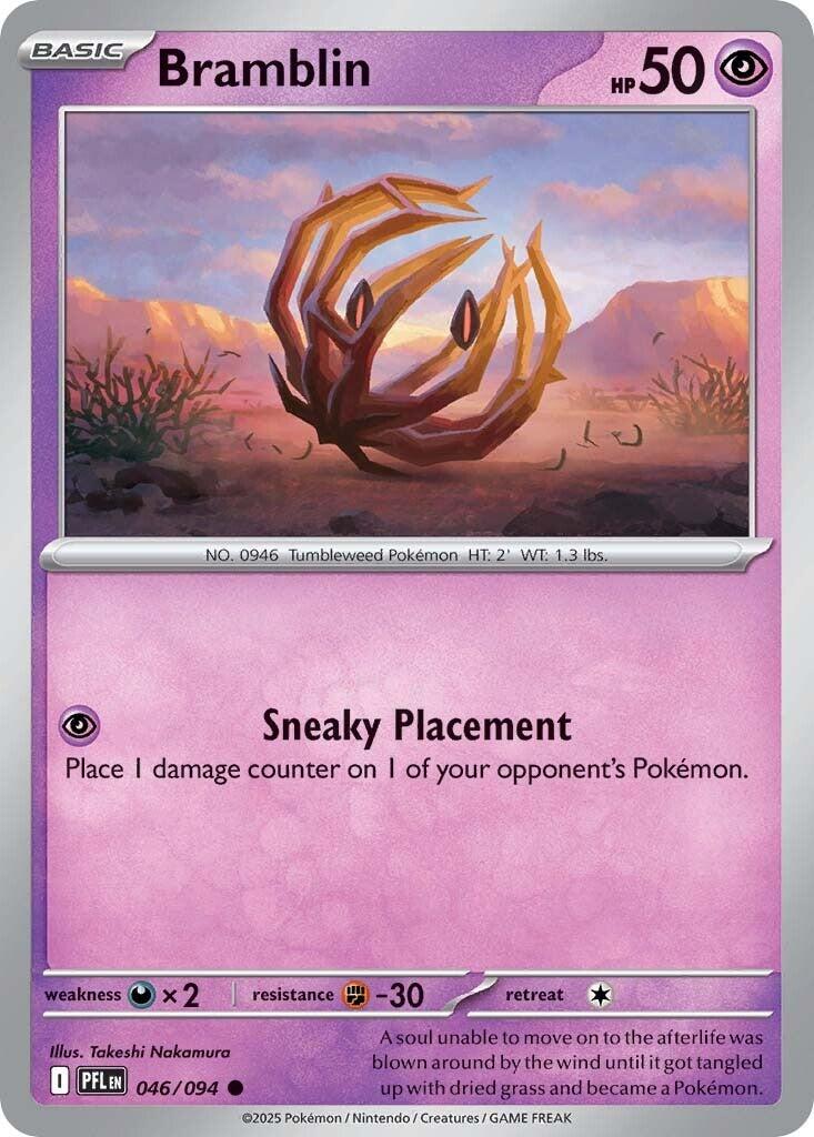 Bramblin (046/094) [Mega Evolution: Phantasmal Flames] | Tabernacle Games