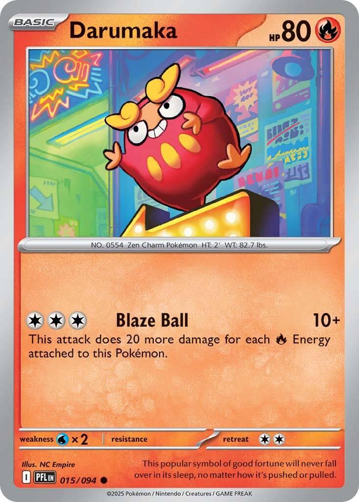 Darumaka (015/094) [Mega Evolution: Phantasmal Flames] | Tabernacle Games