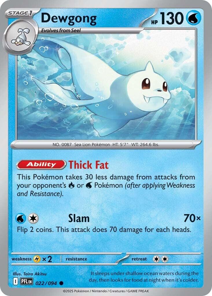 Dewgong (022/094) [Mega Evolution: Phantasmal Flames] | Tabernacle Games