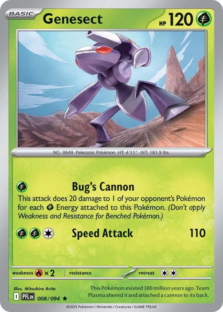 Genesect (008/094) [Mega Evolution: Phantasmal Flames] | Tabernacle Games