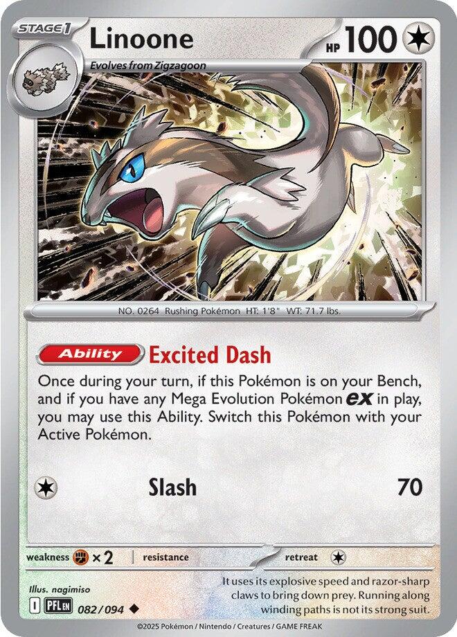 Linoone (082/094) [Mega Evolution: Phantasmal Flames] | Tabernacle Games