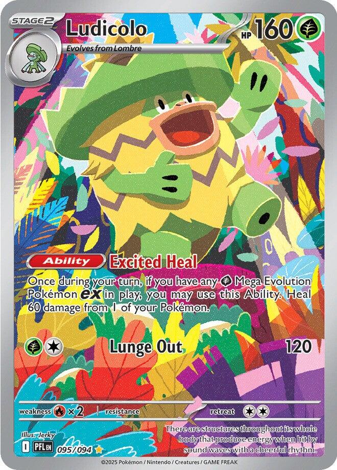Ludicolo (095/094) [Mega Evolution: Phantasmal Flames] | Tabernacle Games
