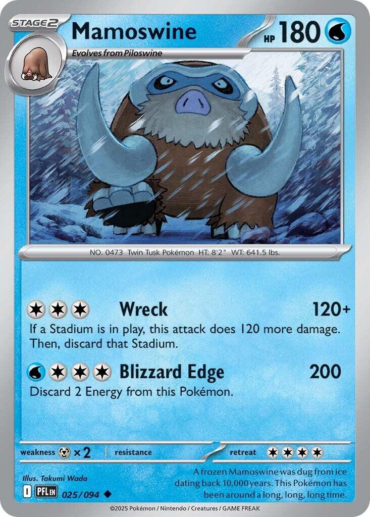Mamoswine (025/094) [Mega Evolution: Phantasmal Flames] | Tabernacle Games
