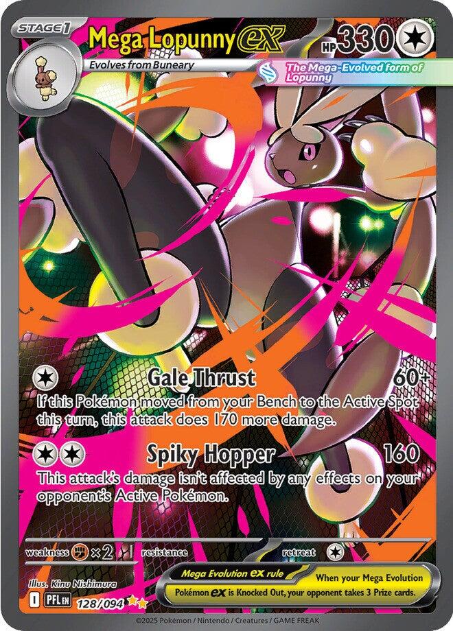 Mega Lopunny ex (128/094) [Mega Evolution: Phantasmal Flames] | Tabernacle Games