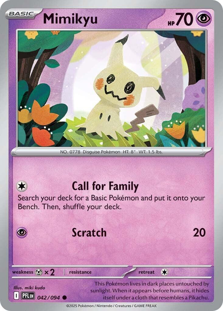 Mimikyu (042/094) [Mega Evolution: Phantasmal Flames] | Tabernacle Games