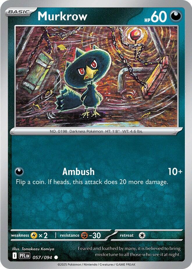 Murkrow (057/094) [Mega Evolution: Phantasmal Flames] | Tabernacle Games