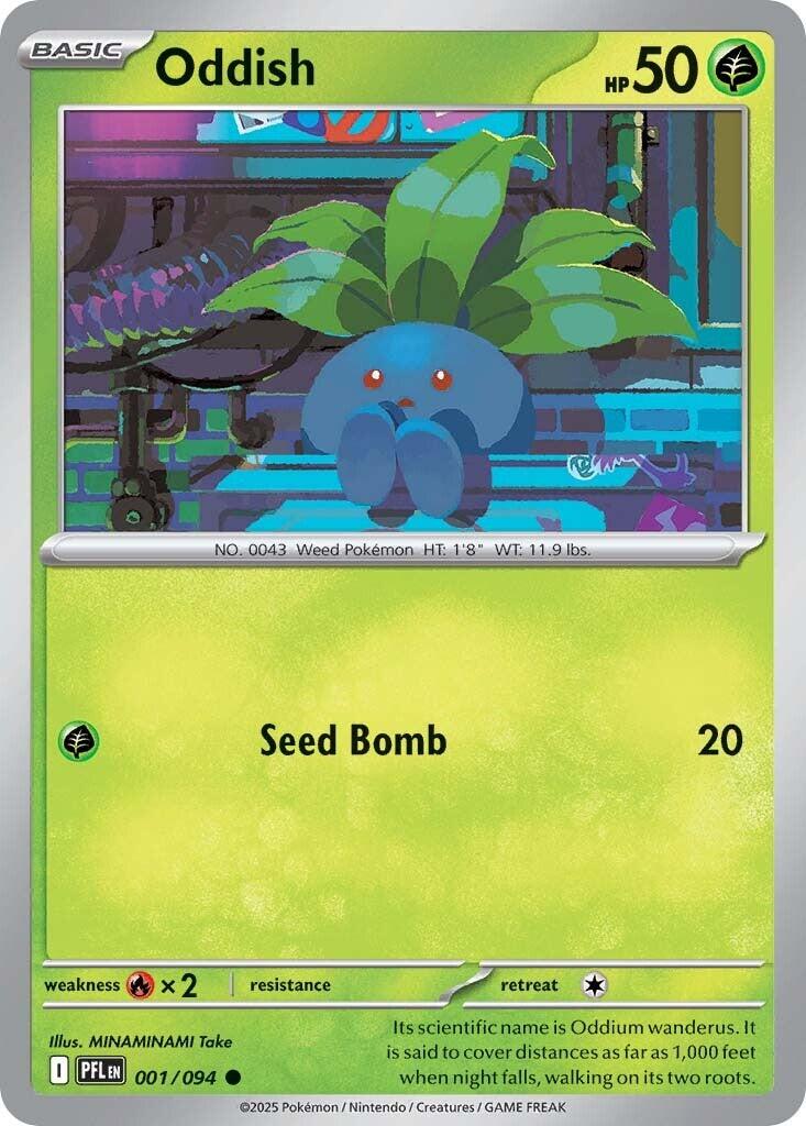 Oddish (001/094) [Mega Evolution: Phantasmal Flames] | Tabernacle Games