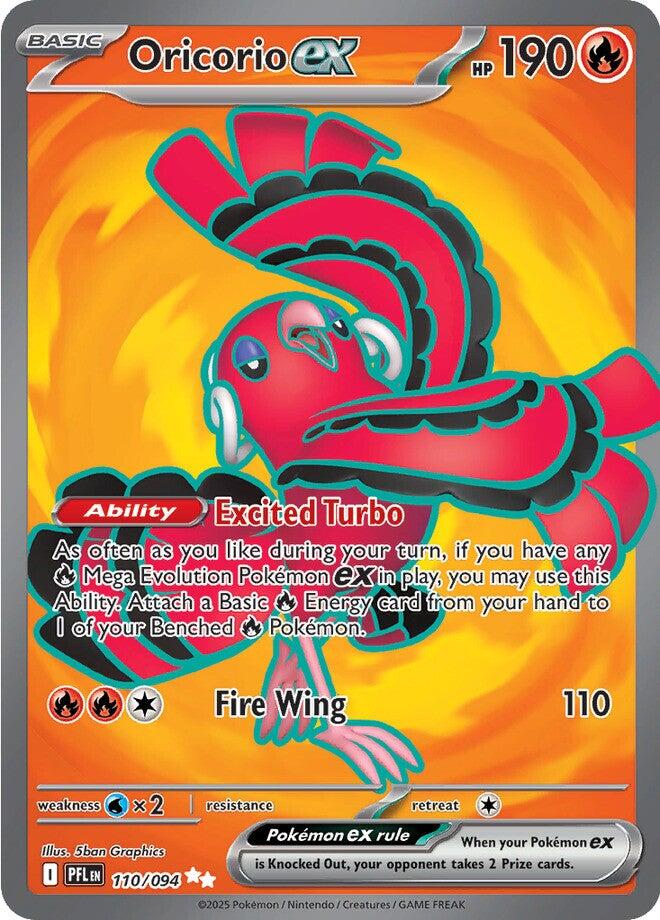 Oricorio ex (110/094) [Mega Evolution: Phantasmal Flames] | Tabernacle Games