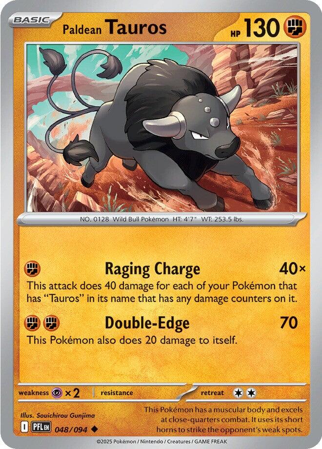 Paldean Tauros (048/094) [Mega Evolution: Phantasmal Flames] | Tabernacle Games