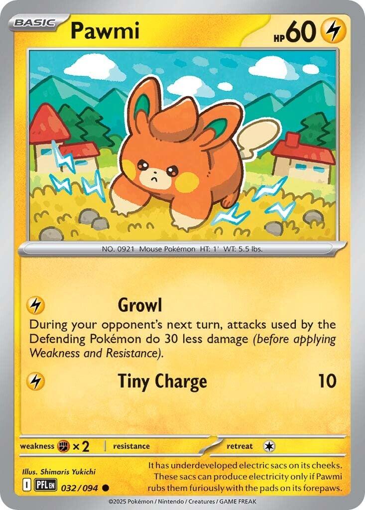 Pawmi (032/094) [Mega Evolution: Phantasmal Flames] | Tabernacle Games