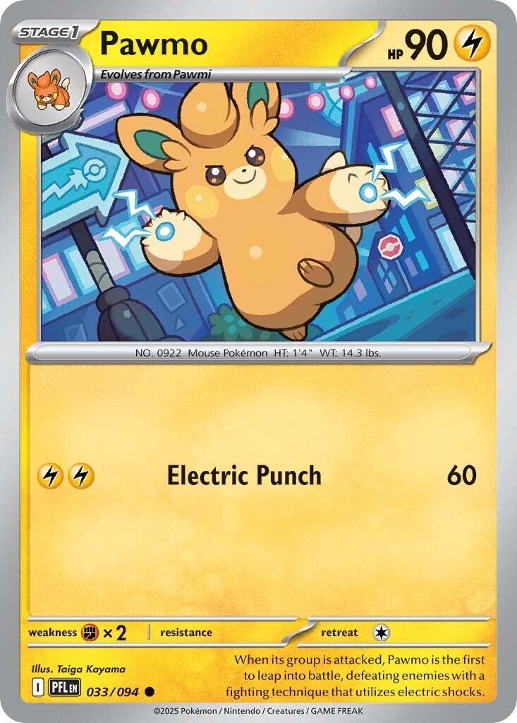 Pawmo (033/094) [Mega Evolution: Phantasmal Flames] | Tabernacle Games
