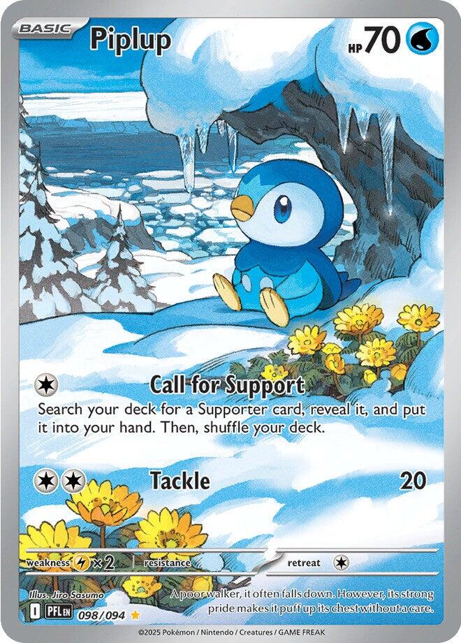 Piplup (098/094) [Mega Evolution: Phantasmal Flames] | Tabernacle Games