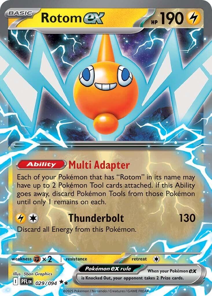Rotom ex (029/094) [Mega Evolution: Phantasmal Flames] | Tabernacle Games