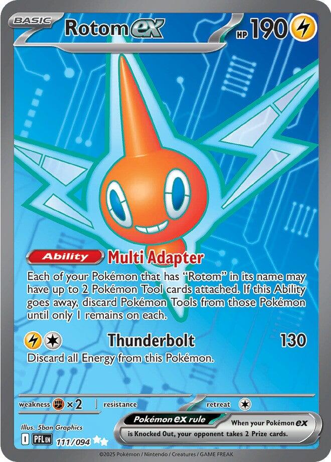 Rotom ex (111/094) [Mega Evolution: Phantasmal Flames] | Tabernacle Games