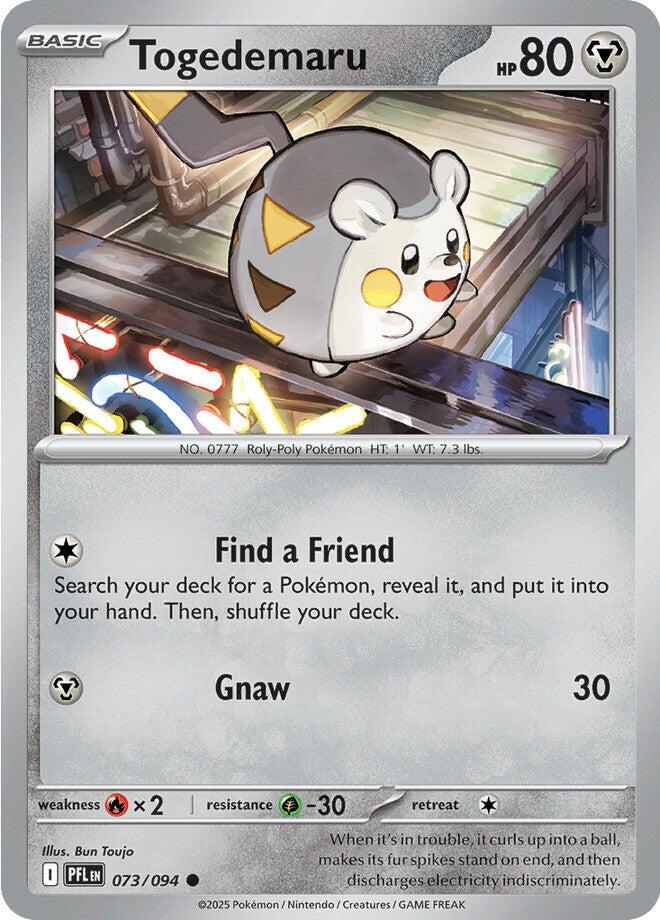 Togedemaru (073/094) [Mega Evolution: Phantasmal Flames] | Tabernacle Games