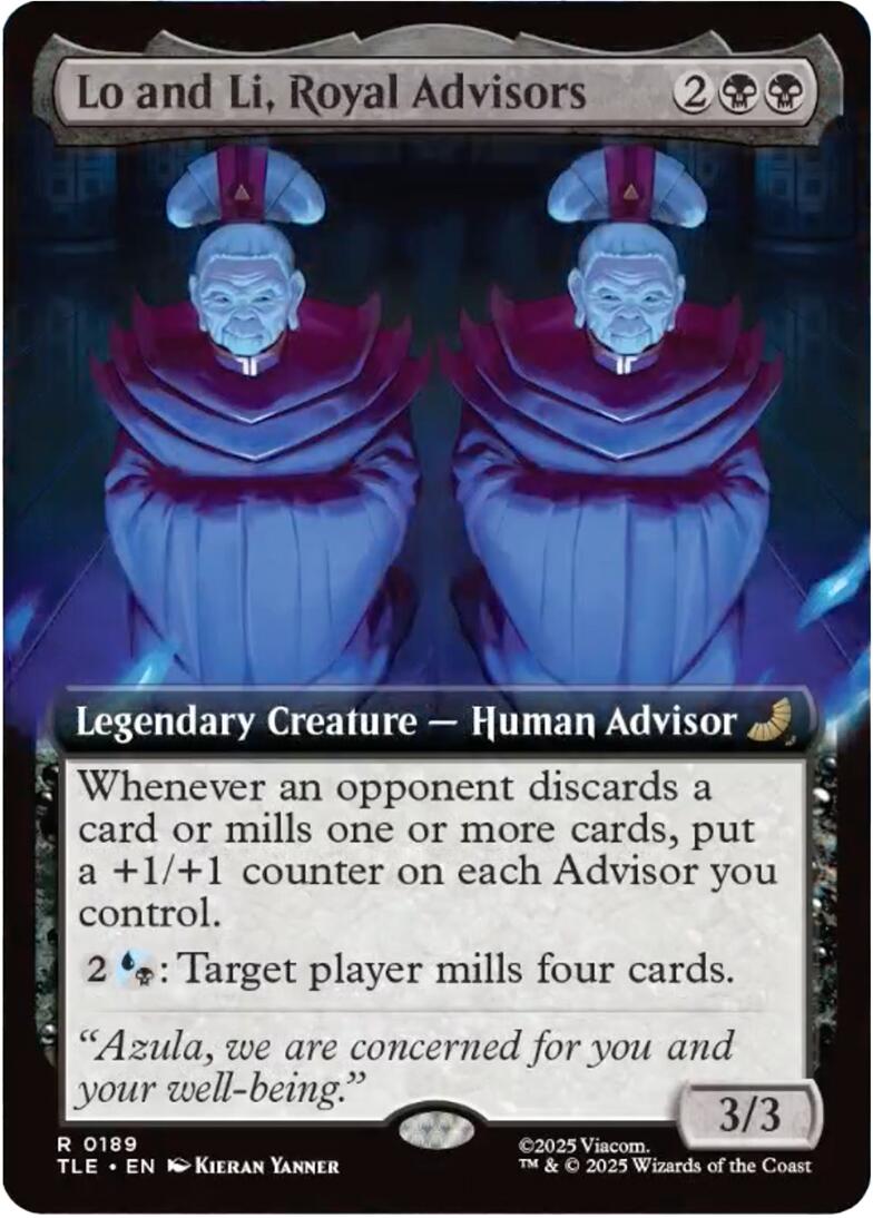 Lo and Li, Royal Advisors (Extended Art) [Avatar: The Last Airbender: Eternal-Legal] | Tabernacle Games