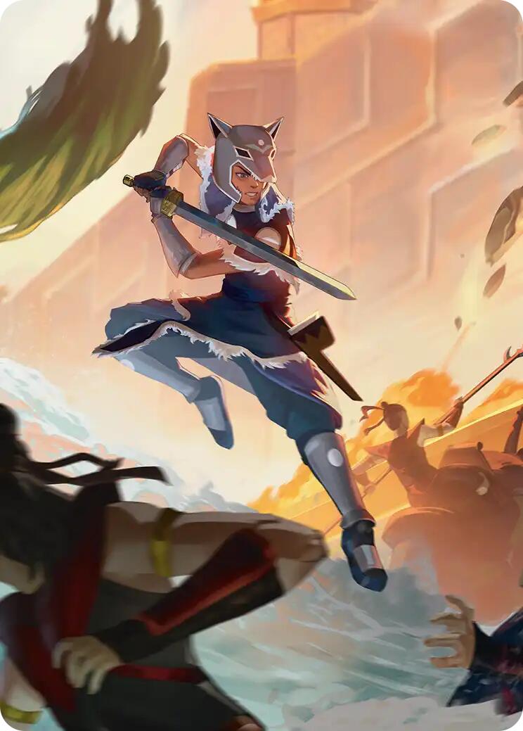 Sokka's Charge Art Card [Avatar: The Last Airbender Art Series] | Tabernacle Games