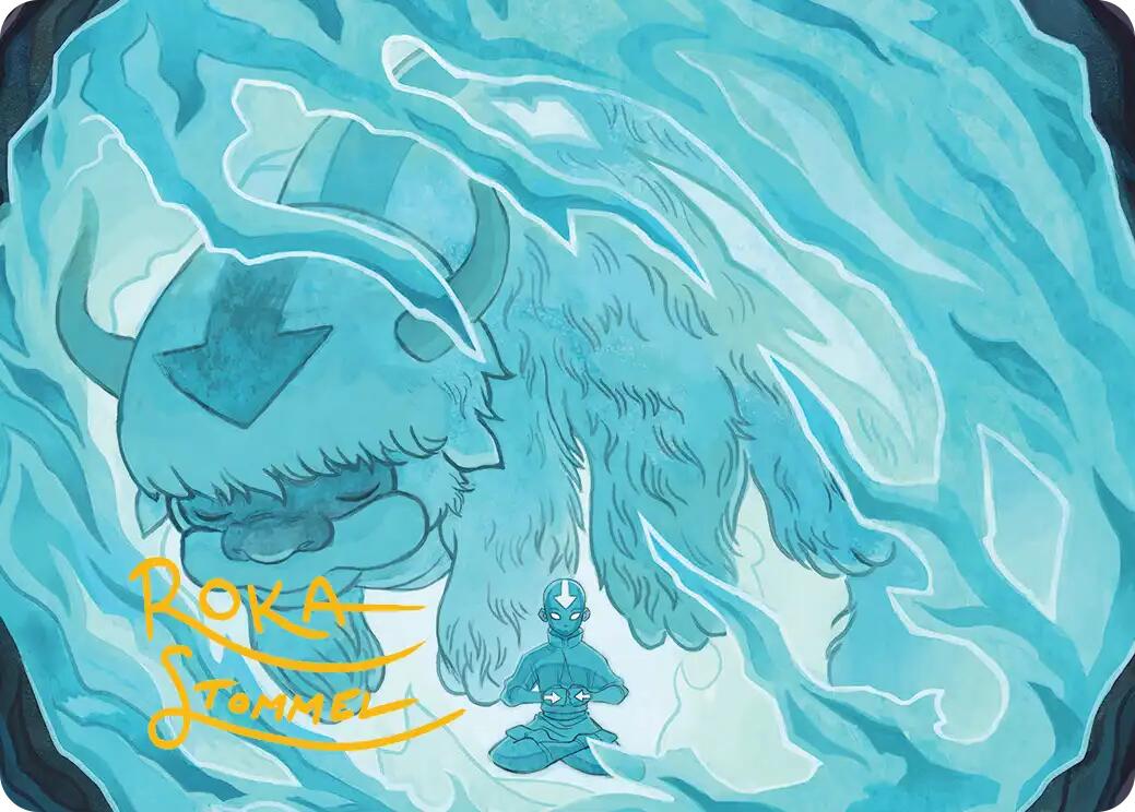 Aang's Iceberg 2 Art Card (Gold-Stamped Signature) [Avatar: The Last Airbender Art Series] | Tabernacle Games