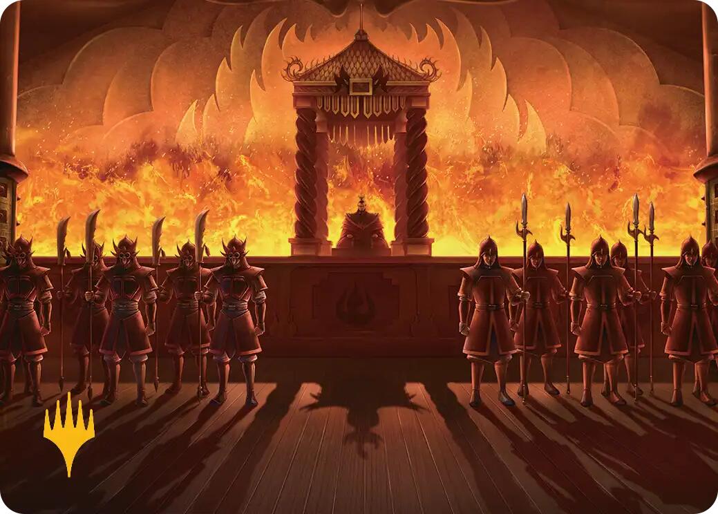 Fire Lord Ozai Art Card (Gold-Stamped Planeswalker Symbol) [Avatar: The Last Airbender Art Series] | Tabernacle Games