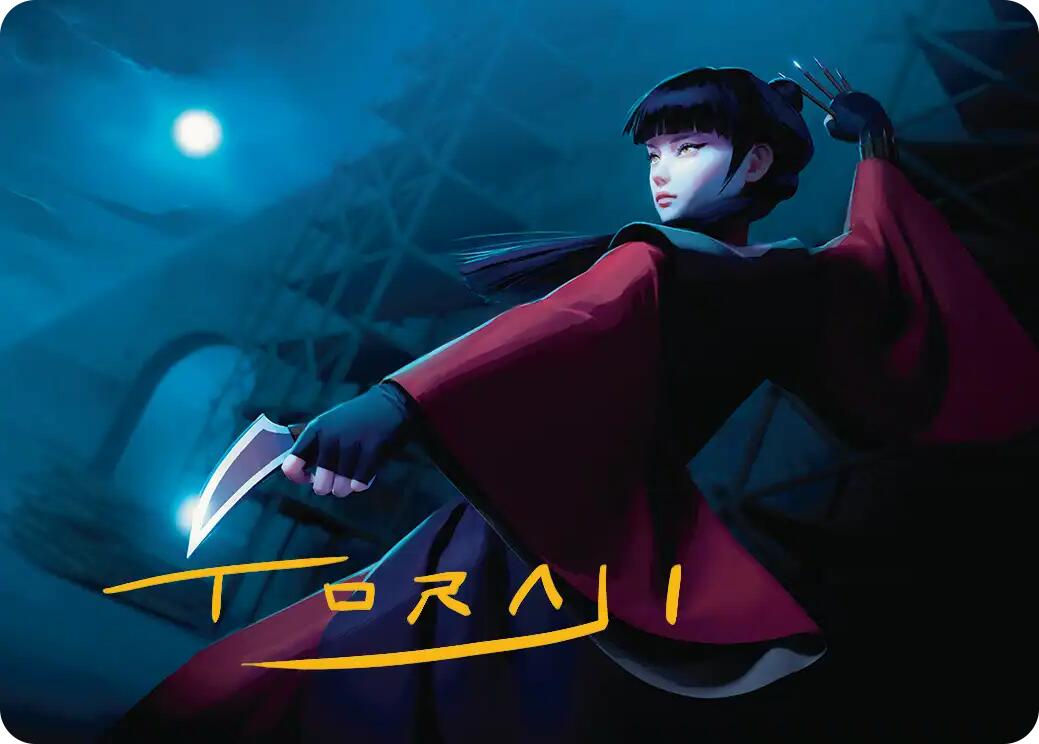 Mai, Jaded Edge Art Card (Gold-Stamped Signature) [Avatar: The Last Airbender Art Series] | Tabernacle Games