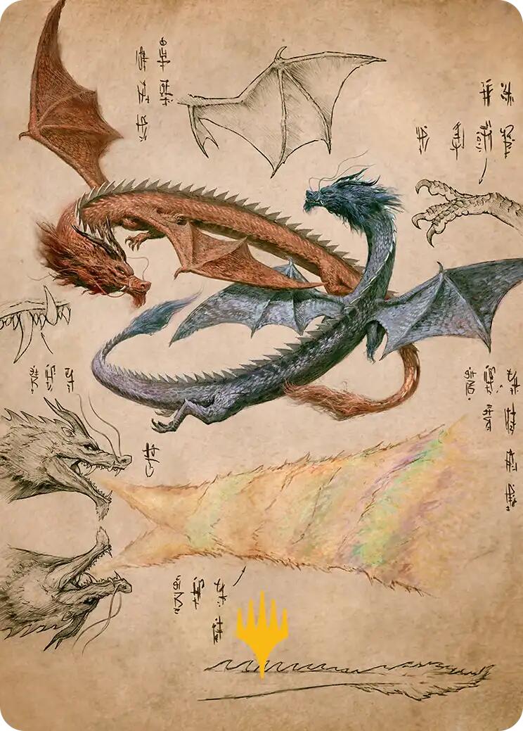 Ran and Shaw Art Card (Gold-Stamped Planeswalker Symbol) [Avatar: The Last Airbender Art Series] | Tabernacle Games