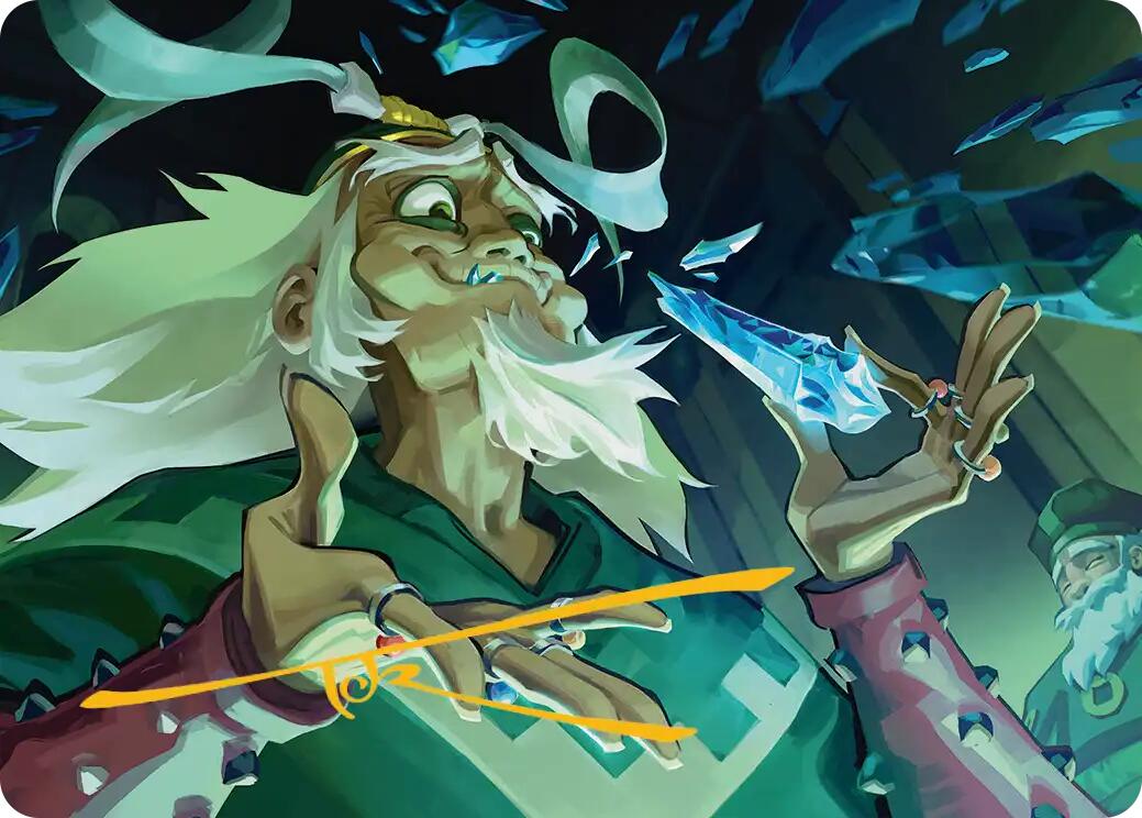 Bumi, King of Three Trials Art Card (Gold-Stamped Signature) [Avatar: The Last Airbender Art Series] | Tabernacle Games