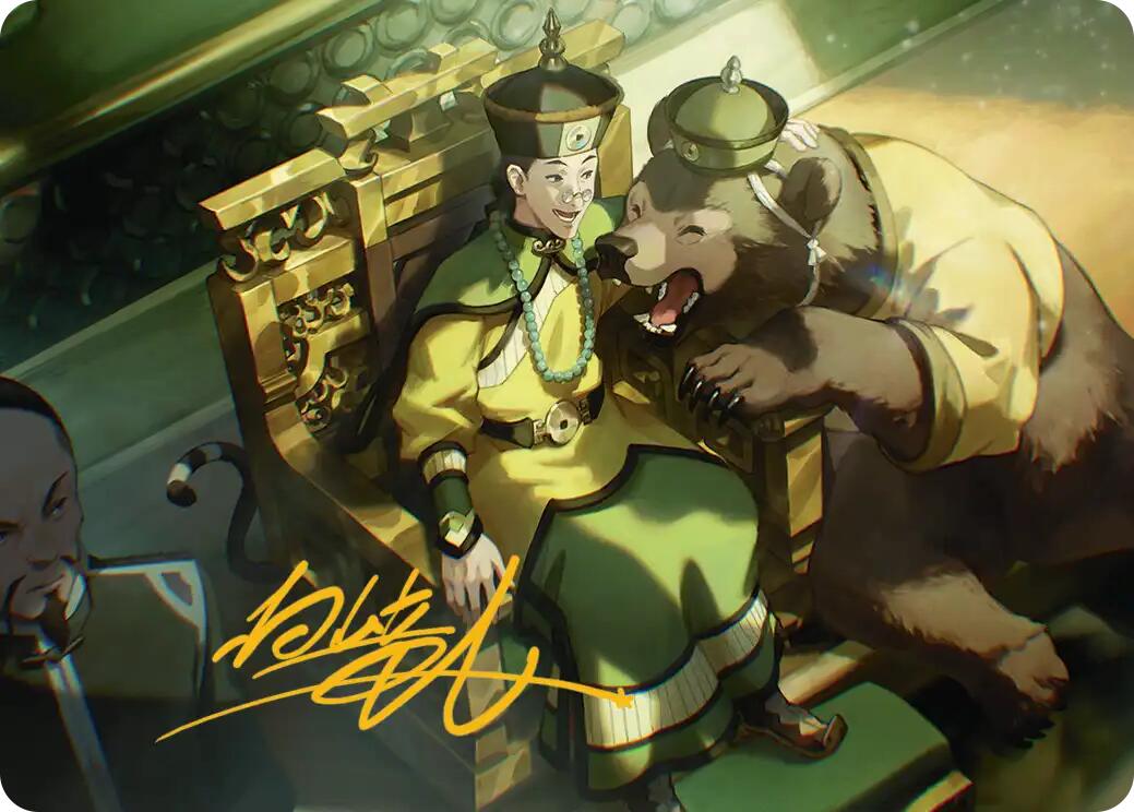 The Earth King Art Card (Gold-Stamped Signature) [Avatar: The Last Airbender Art Series] | Tabernacle Games