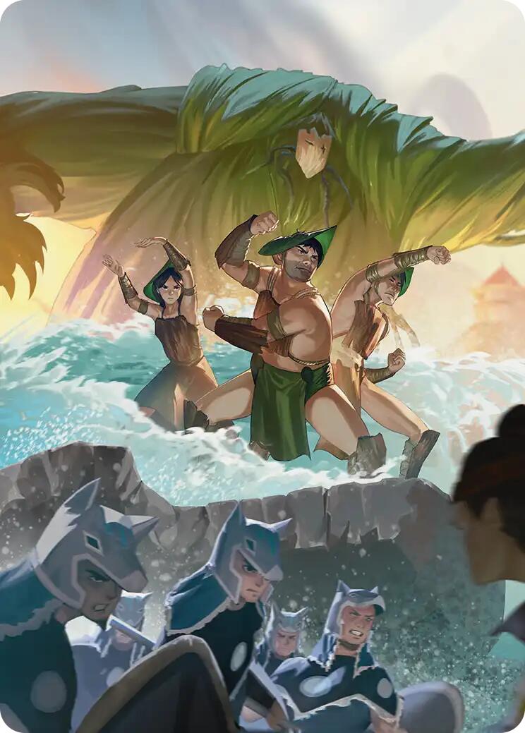 Swampbenders Art Card [Avatar: The Last Airbender Art Series] | Tabernacle Games