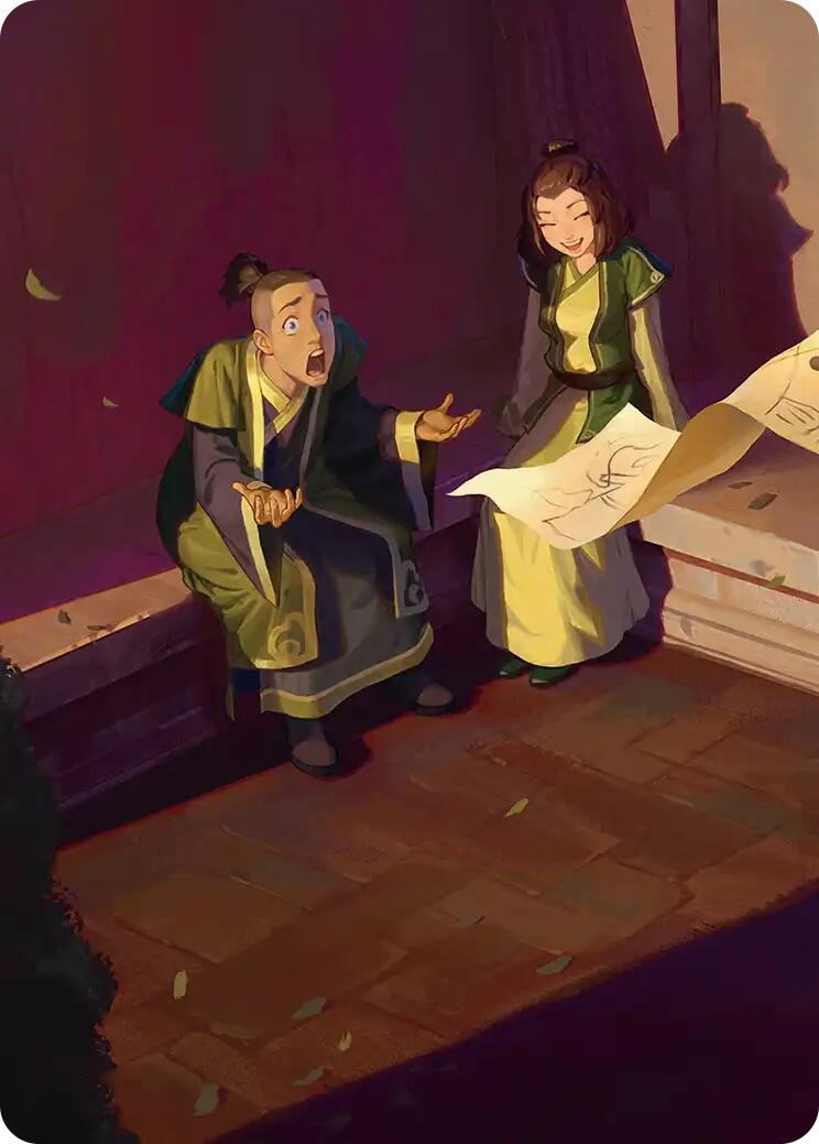 Sokka and Suki Art Card [Avatar: The Last Airbender Art Series] | Tabernacle Games